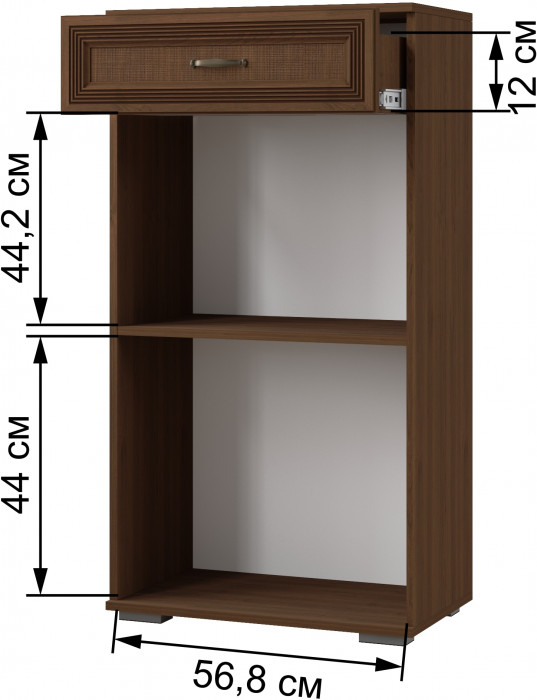 Модульная прихожая Ливорно, набор 3, Орех донской