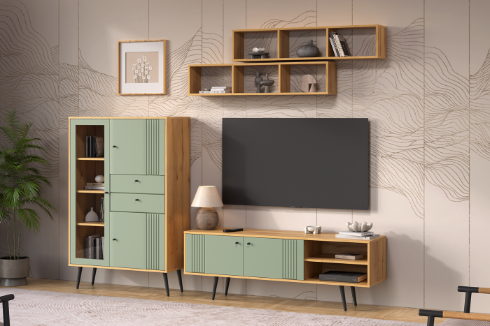 Гостиная "Вега Саксония" (комплект 4) МП