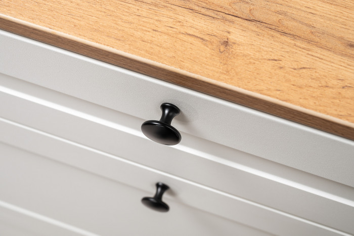 Остин Прихожая 45, белый шагрень/дуб крафт золотой