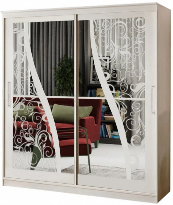 Шкаф-купе Элегант 2 1700 (Ясень шимо темный)