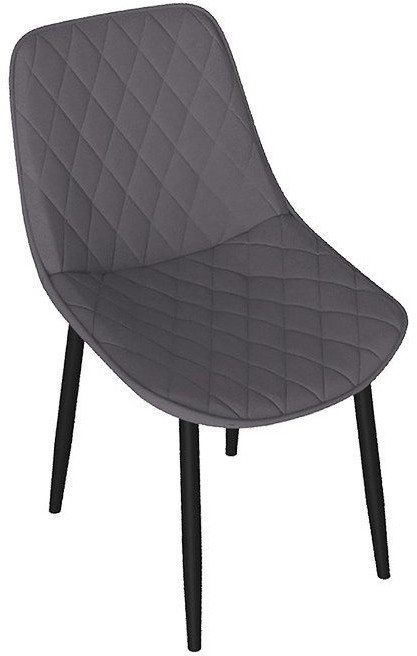 OSCAR Стул (Белый муар/Велюр L005 синий)