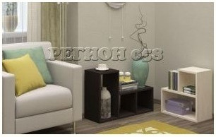 Стеллаж № 6 ЛДСП (4 предмета)