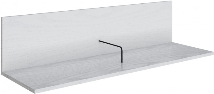 Полка навесная (открытая) Мадрид ПНО-2 (1,1) белый