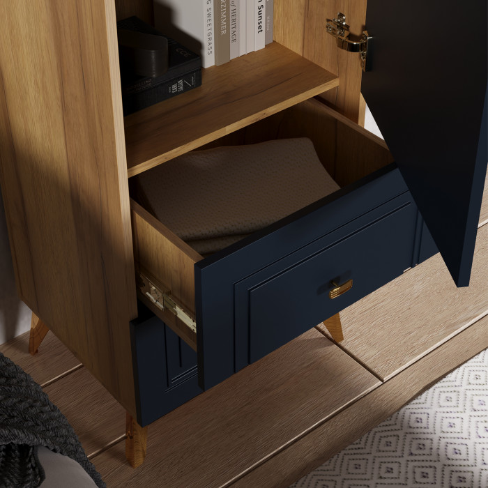 Шкаф-пенал Вега Сапфир