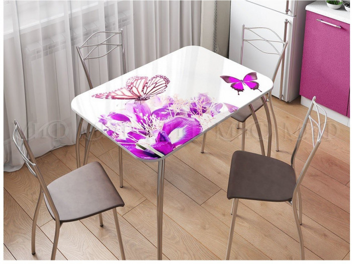 Обеденный стол прямоугольный с фотопечатью