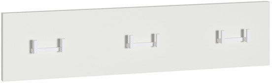 Октава 15.14.02 Вешалка, белый шагрень