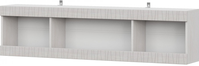 Модульная система "Гамма 20" Полка навесная (1600) Серия №4 Ясень Анкор светлый