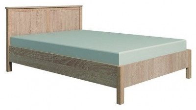 Кровать с ортопедическим основанием (дерево) Sherlock 44 120х200, дуб сонома