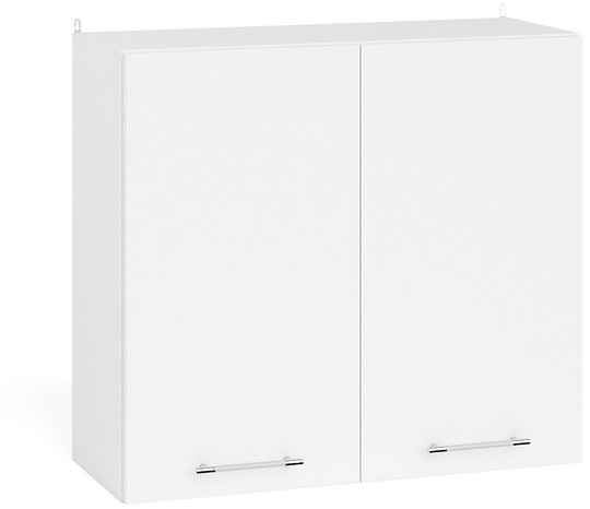 Кухня Мебель--24 ШВ800 Шкаф 80 см., корпус белый/фасад ДСП белый