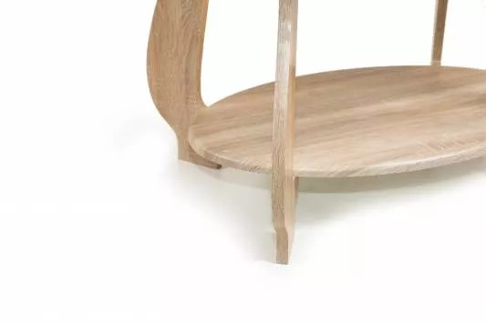 Стол журнальный СЖ-25 с рисунком Р-1/дуб сонома