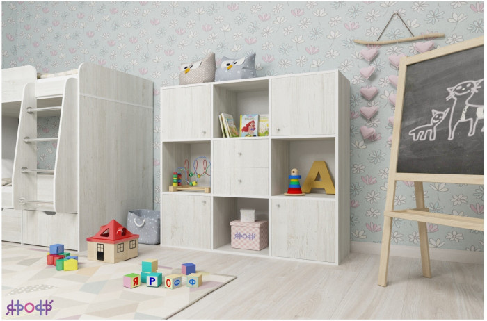 Стеллаж Джери (Винтерберг/Винтерберг)