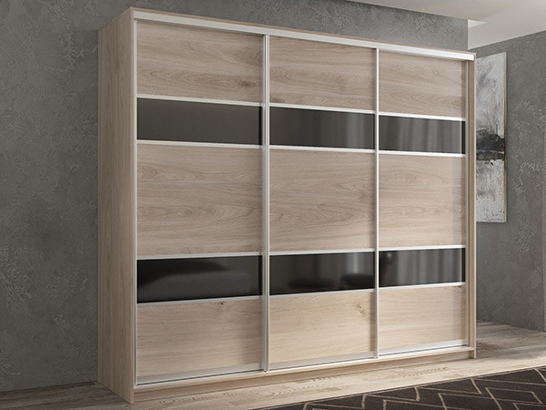 Шкаф-купе Кааппи 7 Кастелло Серый 180х45х230 см