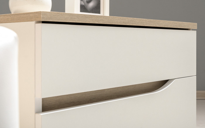 Муссон Спальня № 15, цвет белый/дуб эндгрейн элегантный, ортопед, сп. м. 1600х2000 мм., б/м