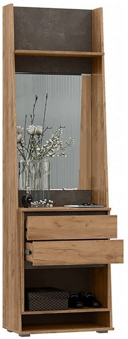 Соренто Шкаф с зеркалом для прихожей