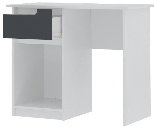 Стол косметический Гавана, Белый/Графит серый