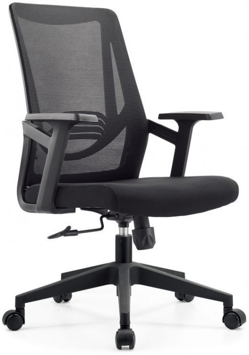 Кресло офисное,вращающееся LJ-2201В BLACK (610*500*1070), LJ-2201В BLACK ИМП