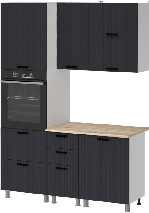 МК Аленушка 1,6м ПД 2 Лотос Сталь,скоба антроцит,сонома