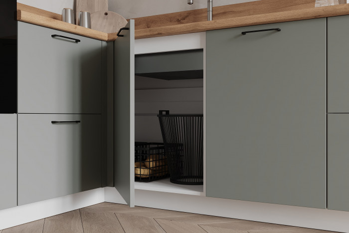 КГ Угловой 1500х2400 (без пм) Эмаль, Олива  Арника РМ в.2