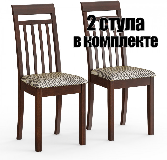 Два стула Мебель--24 Гольф-11 разборных, орех
