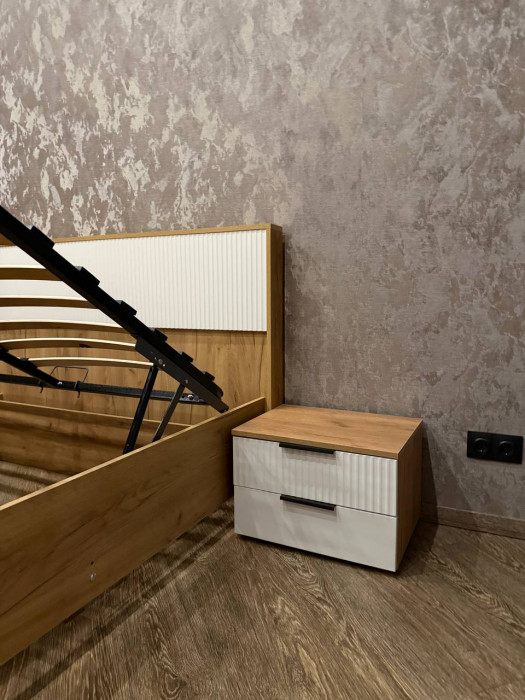 Марвэл Тумбы прикроватные 2шт, Дуб крафт/Браш мени грин