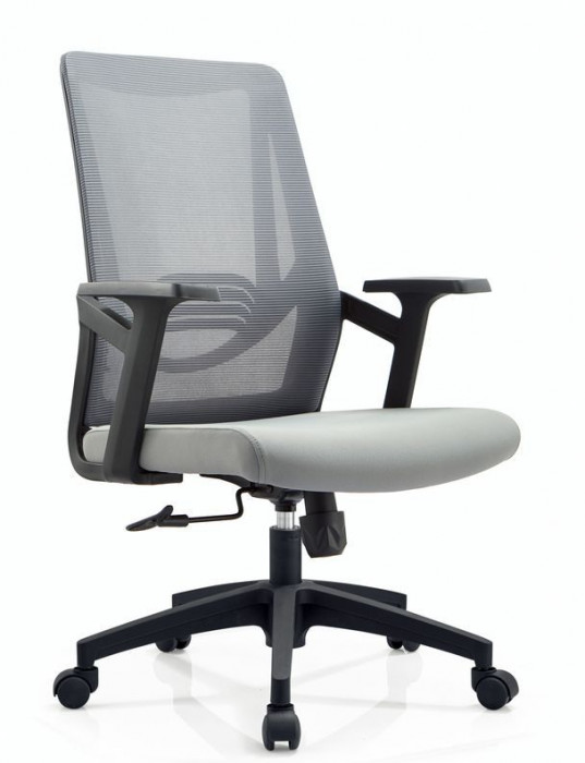 Кресло офисное,вращающееся LJ-2201В GREY (610*500*1070), LJ-2201В GREY ИМП