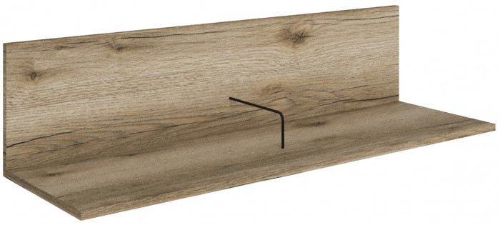 Полка навесная (открытая) Мадрид ПНО-2 (1,1) дуб делано