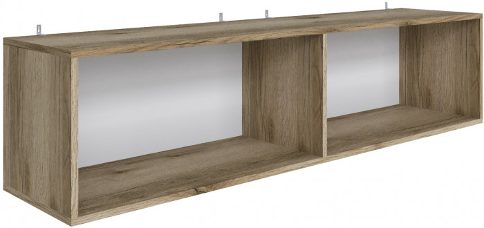 Полка навесная Мадрид ПН-4 (1,5) дуб делано