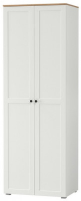 Остин 13.224 Шкаф, цвет белый шагрень/дуб крафт золотой, ШхГхВ 80х54,3х229,6 см.