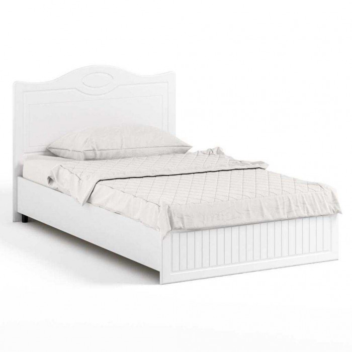 Кровать 1200 Монако МН-7 белое дерево