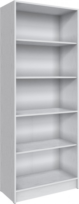 Стеллаж Мадрид (0,75), Белый/Ателье светлое