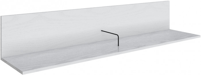 Полка навесная (открытая) Мадрид ПНО-2 (1,5) белый