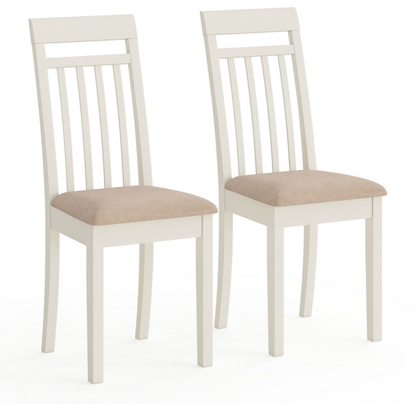 Два стула Мебель--24 Гольф-11 разборных, слоновая кость