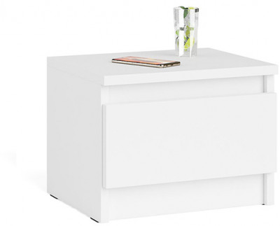 Мори Тумба прикроватная ТПМ400.1, цвет белый, ШхГхВ 40,4х34,6х30 см.