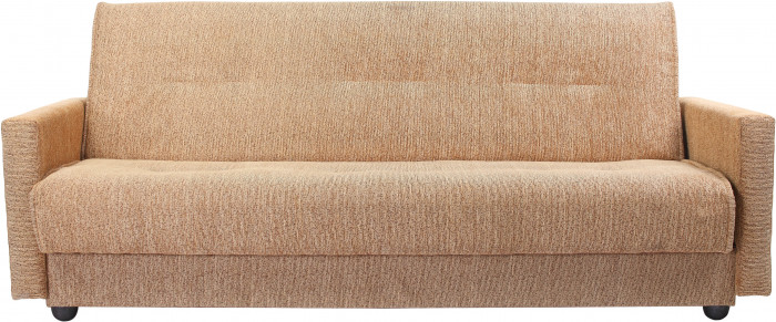 Раскладной диван-кровать, прямой, книжка, цвет бежевый, Милан 120