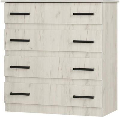 Комод "Стандарт №6" (882х920х460) дуб крафт белый