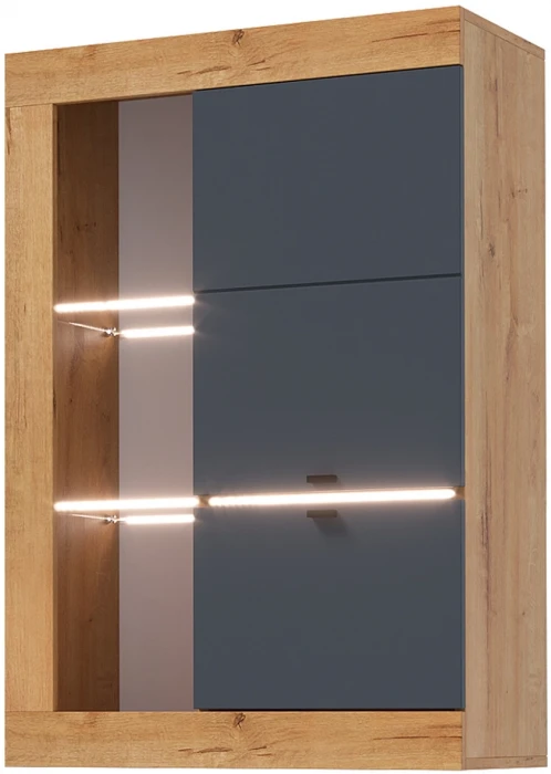 Прага Модульная Гостиная, вариант №3, Дуб Вотан/Графит