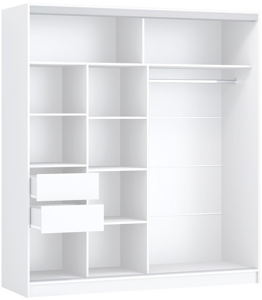 Шкаф-купе Альянс-10 ЛДСП 2000 (графит)