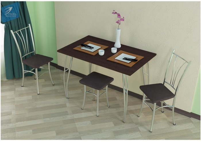 Стол обеденный №1 А  (685 х 1000 мм), венге