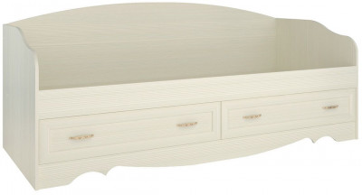 Латте 74-01 Кровать детская односпальная с ящ. 800 настил Бодега Светлый / Орех Донской