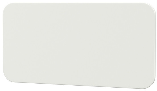 Джастин 17.51 Бортик универсальный, цвет белый шагрень, ШхГхВ 64х1,6х33 см.