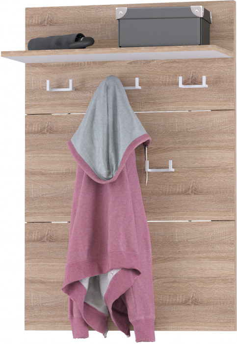 Куба Полка 10.122, цвет дуб сонома, ШхГхВ 65х25х97,2 см.