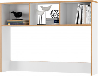 Вуди Компоновка № 50, цвет белый премиум/дуб крафт золотой, ШхГхВ 225х52,7х180,3 см., универсальная сборка