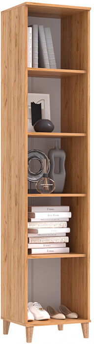 Пенал закрытый Ирис, Крафт золотой/Браш графит