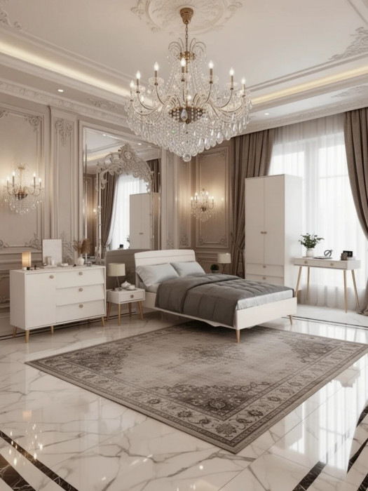 Афина Спальня 01-1200, кашемир серый