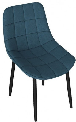 BOSTON Стул (Белый муар/Велюр V004 светло-серый)