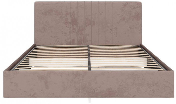 Кровать с латами Соло 160*200, Коричневый, бежевый