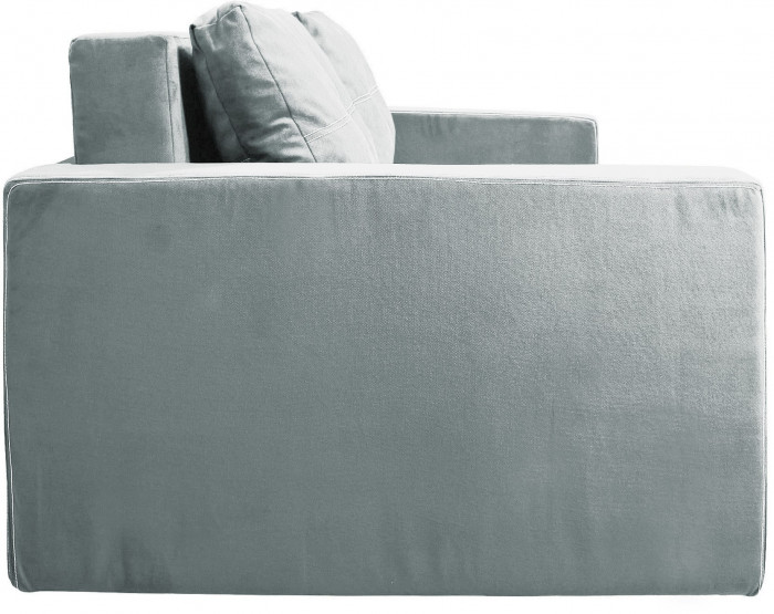 Диван аккордеон Марс велюр серый 160