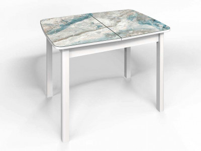 Стол СМ-7 Флорида опора массив прямая белый