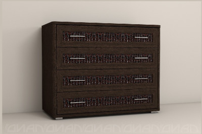 Кэт-4 Комод 4 ящика, венге (Венге)