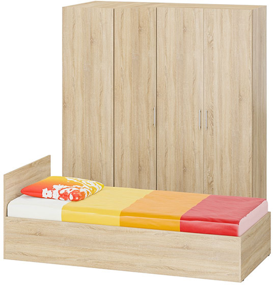 Спальня Стандарт 2-0900, дуб сонома